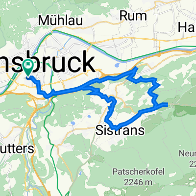 Wiesenhöfe - Sistrans - Aldrans - Innsbruck