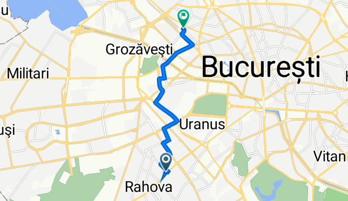 Route from E70 332, București