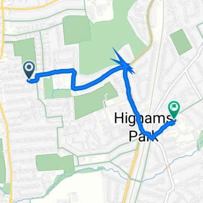 5–6 Ainslie Wood Crescent, London to 34 Handsworth Ave, London