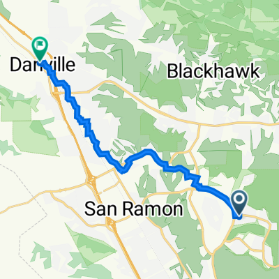 1358 Kellybrook Way, San Ramon to 216 Hartz Ave, Danville