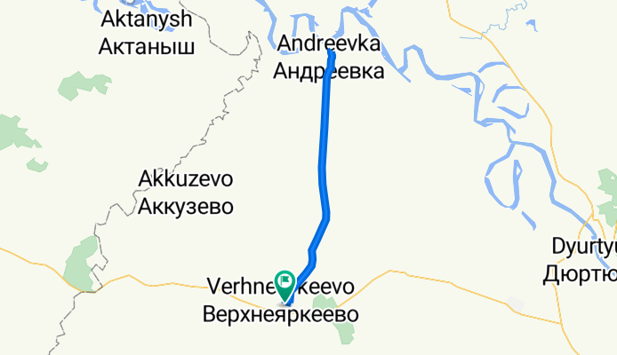 К реке белое