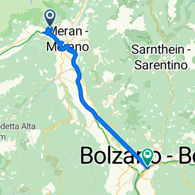 Leitenweg 3, Algund nach Genuastraße 80, Bozen
