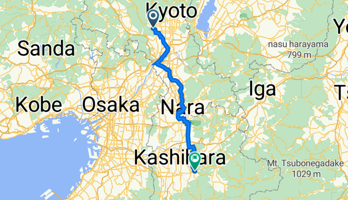Kyoto - Sakurai (Keinawa cycling road)