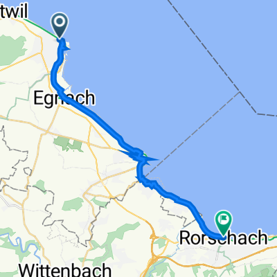 Badstrasse 25, Romanshorn to Hauptstrasse 58, Rorschach