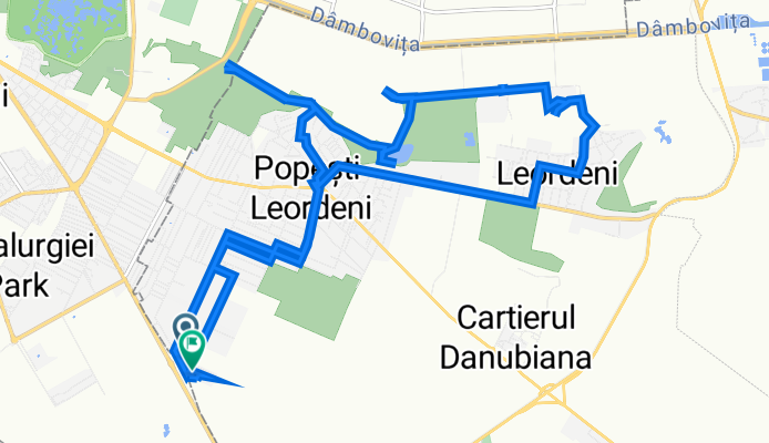 Drumul Fermei 131, Popești-Leordeni to Strada Biruinței 93, Popești-Leordeni