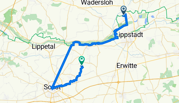 Im Kreuzkamp 10, Lippstadt nach Zum Südfeld 10, Bad Sassendorf