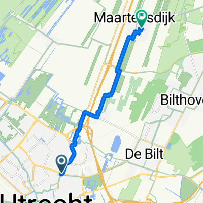 Van Esveldstraat 9, Utrecht naar Prinses Marijkelaan 47, Maartensdijk