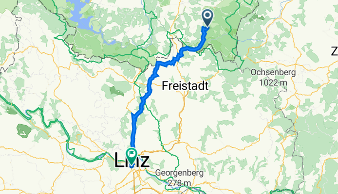 Trasa do Stockhofstraße 30, Linz