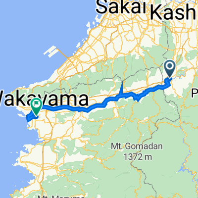 Gojo Nara - Wakayama (Keinawa cycling road)