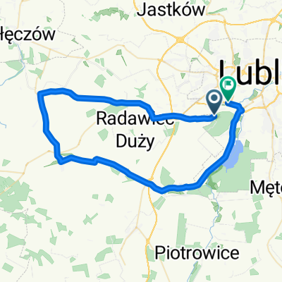 Lubli - Wojeciechów - Bełzyce - Zemborzyce - Lublin