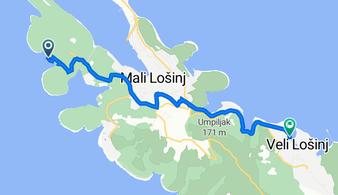 Mali Lošinj nach Šestavine 3, Veli Lošinj