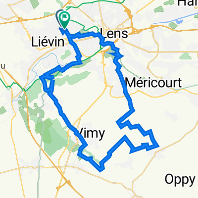 De Rue Cavelier de la Salle 26, Liévin à Rue Montgolfier 1168, Liévin
