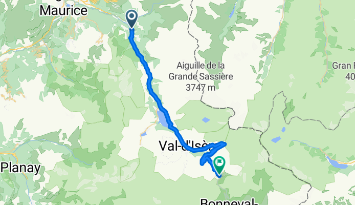 ISERAN, por Sainte Foy Tarentaise