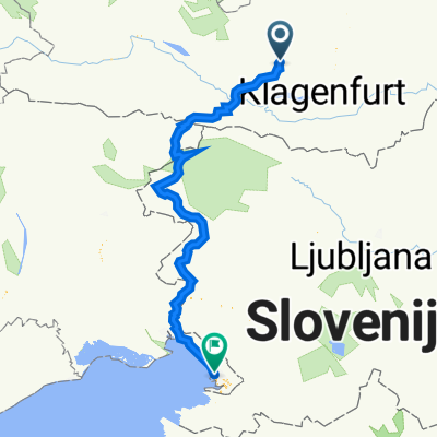 RR-Lang: HA-Ossiach-Villach-Arnoldstein-Tarvisio-PredilPass-Bovec-Socatal-Kobarid-NovaGorica-SavognaIsonzo-Sistiana-Trieste