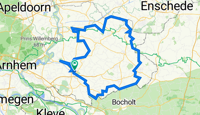 gravel rondje Achterhoek 203Km oerend hard