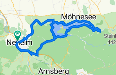 Route in der Bikemap App öffnen