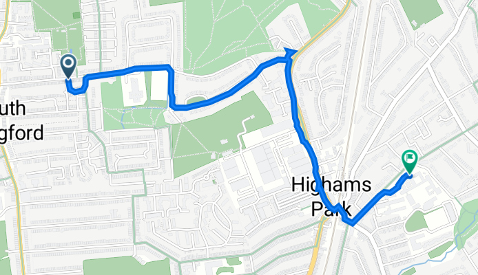 5–6 Ainslie Wood Crescent, London to 34 Handsworth Ave, London