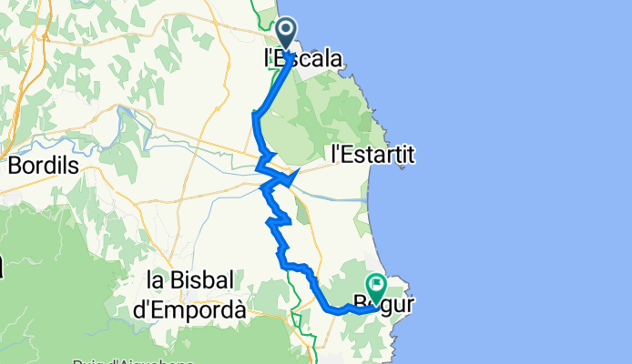 Carrer Pardal 15, L'Escala nach Carrer de la Creu 49, Begur