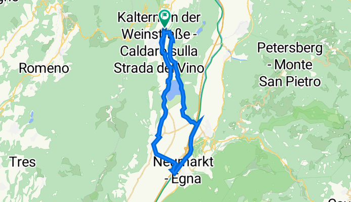 Hotel Weingarten-Auer-Neumarkt-Tramin und zurück