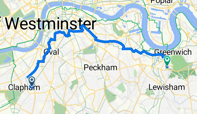 9 Tremadoc Road, London to 2 Maidenstone Hill, London