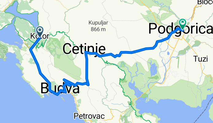 AT 15 Boka Kotorska - Podgorica