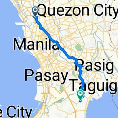 C. Namie Street, Caloocan to G333+R5F, Taguig