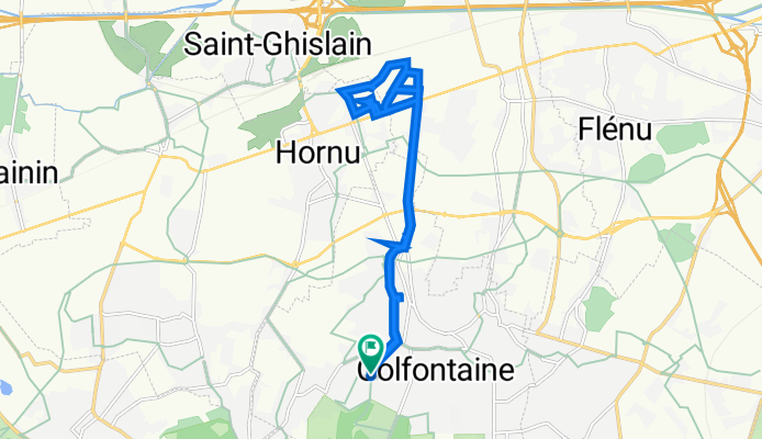 De Rue du Bois 118, Colfontaine à Rue du Bois 179, Colfontaine