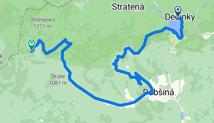 Dedinky - Dobš.Maša - Voniarky - Dobšiná - Vyš.Hámor - Čuntava