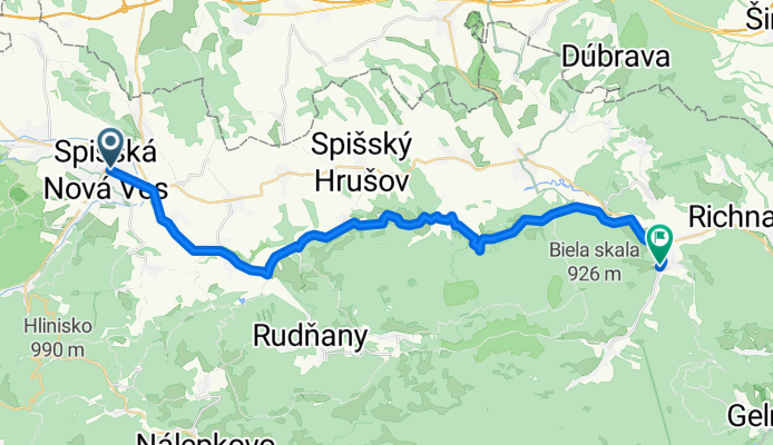 Spišská N.Ves - Markušovce - Olcnava - Krompachy