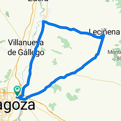 Zaragoza - San Mateo - Montañana - Zaragoza