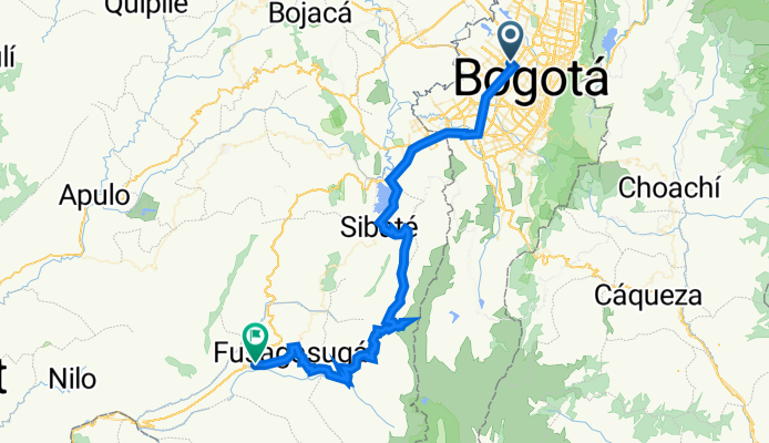 NORMANDIA  - SIBATE - ALTO DEL ROMERAL - LAGUNA LOS COLORADOS - PASCA - FUSAGASUGÁ
