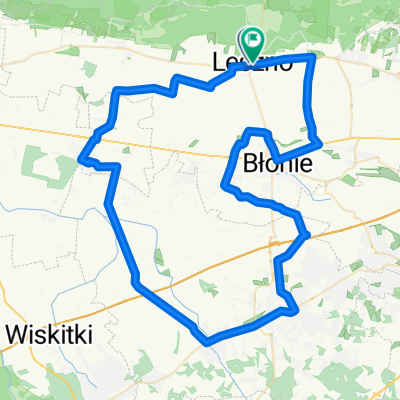 Pętla Leszno &gt; Teresin &gt; Jaktorów &gt; Grodzisk &gt;Błonie &gt; Leszno