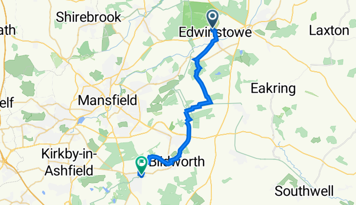 Visitor Centre, Edwinstowe to Winster Avenue 23, Ravenshead