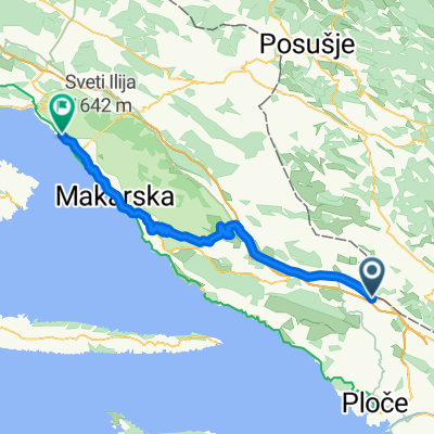Mostar - Vrgorac - Kozica - Brela