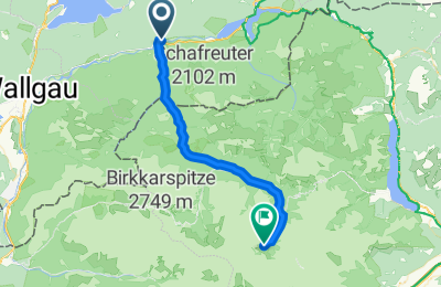 Route in der Bikemap App öffnen