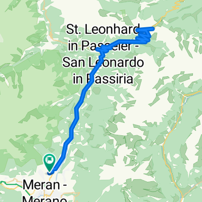 Dorf Tirol - Jaufenpass und zurück
