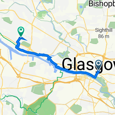 85 High St, Glasgow to Scotstoun Leisure Centre, 112 Danes Dr, Glasgow