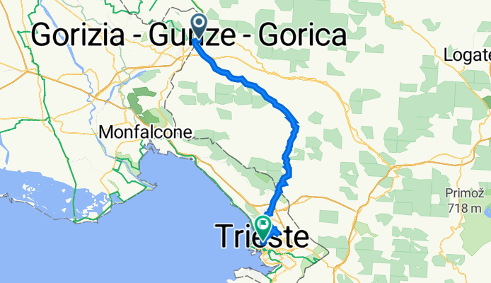 Gorizia - Trieste via Sezana