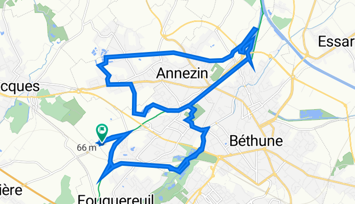 De Boulevard de la République 615, Annezin à Boulevard de la République 615, Annezin