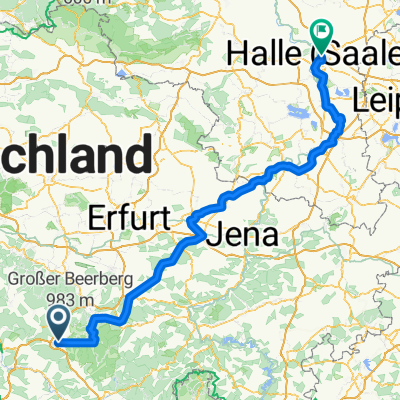 Ilmradweg / Halle