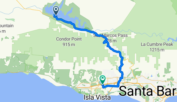 Cachuma Lake to Goleta Amtrak