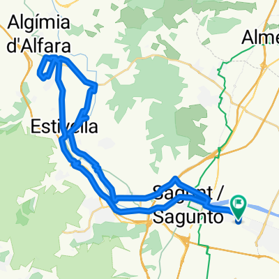 puerto sagunto-aqüeducte dels arcs-torres torres-puerto sagunto-