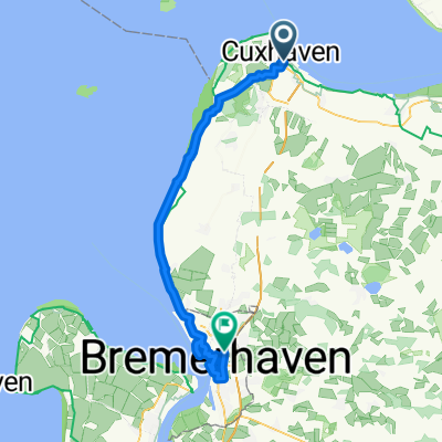 Cuxhaven nach Bremerhaven