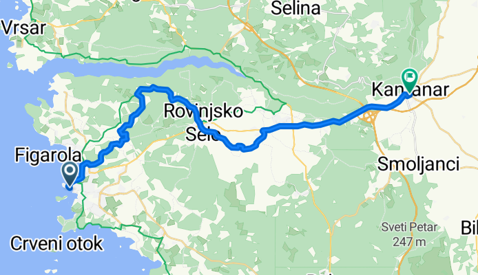 Fontika, Rovinj nach Petra Studenca 3, Kanfanar