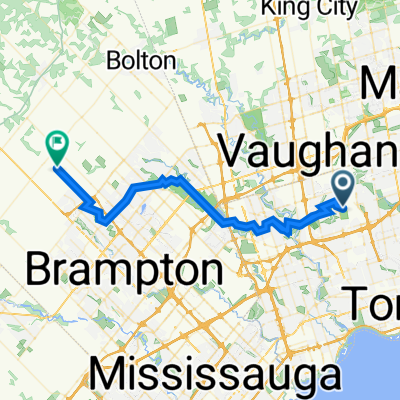 Downsview Park to Clairville Reservoir Updated