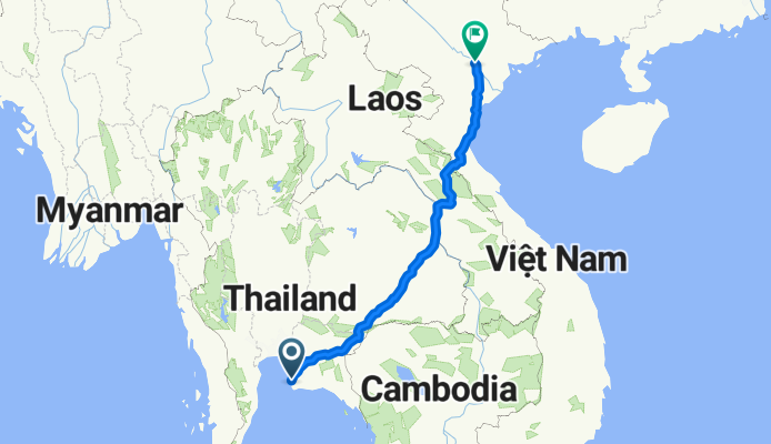 Pattay to Hanoi