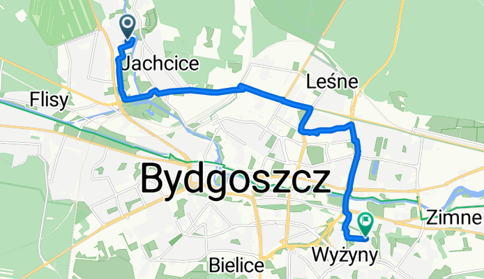 Byszewska 2B, Bydgoszcz do Ogrody 31, Bydgoszcz