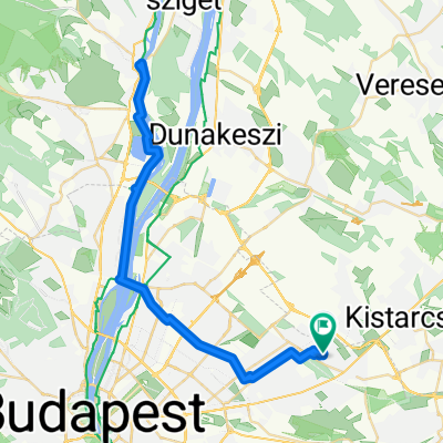 Felsőmalom utca 25., Budapest to Felsőmalom utca 19., Budapest