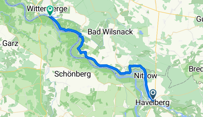 Elbe-Radweg: Havelberg - Wittenberge CLONED FROM ROUTE 48