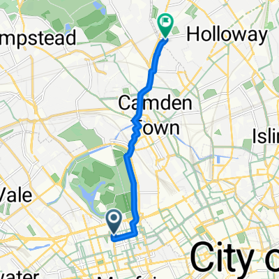 36 Marylebone High St, London to 23 Southcote Road, London